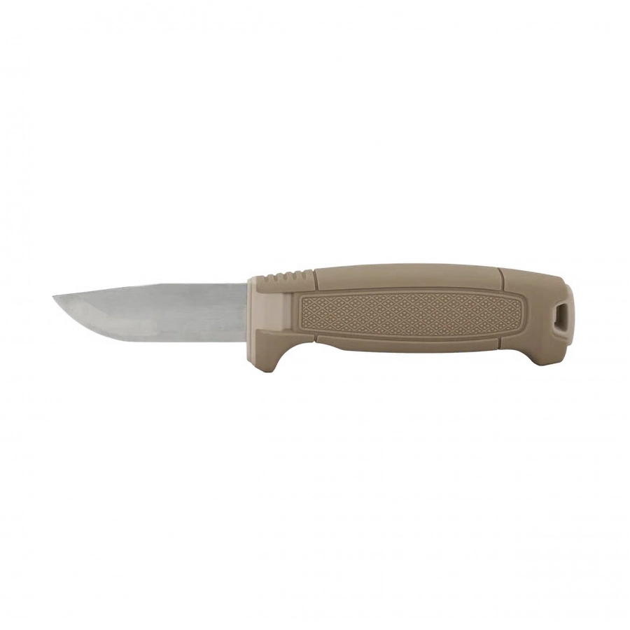 Morakniv Amberg Compact (S) – nóż 77 mm ze stali 12C27 w kolorach Desert Tan i Black Skies