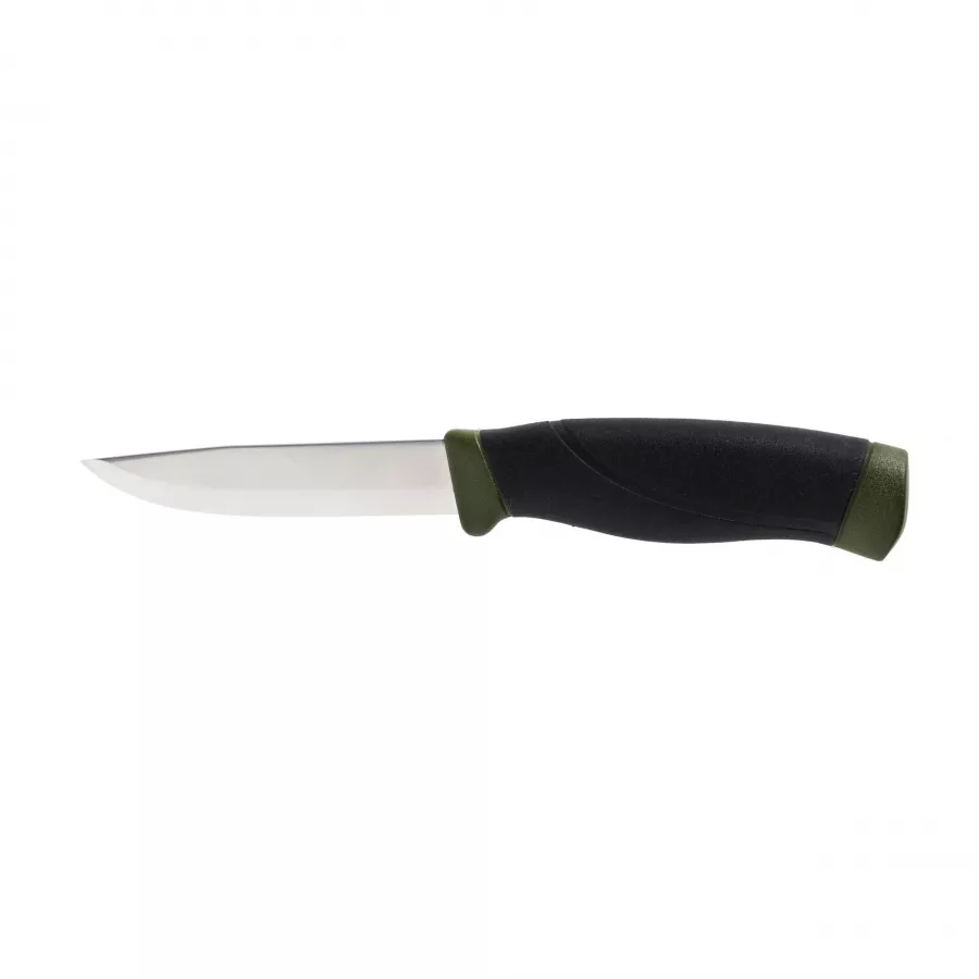 Nóż Morakniv Companion Heavy Duty ze stali węglowej – oliwkowy i pomarańczowy