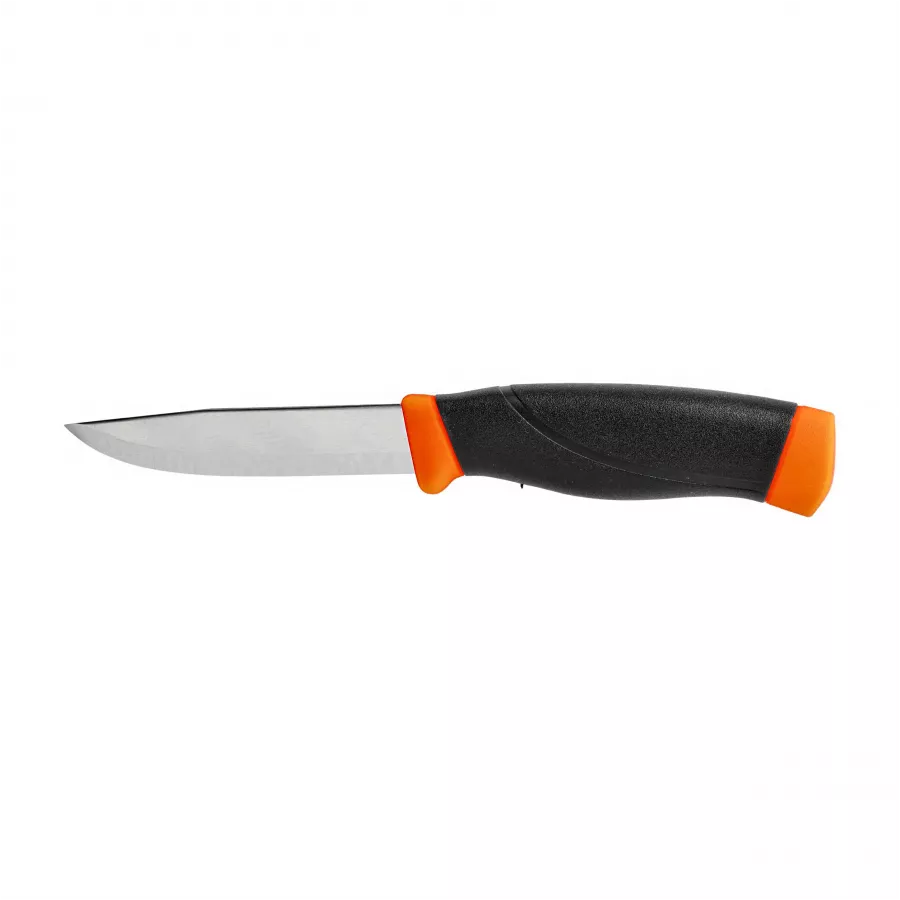 Nóż Morakniv Companion Heavy Duty ze stali węglowej – oliwkowy i pomarańczowy