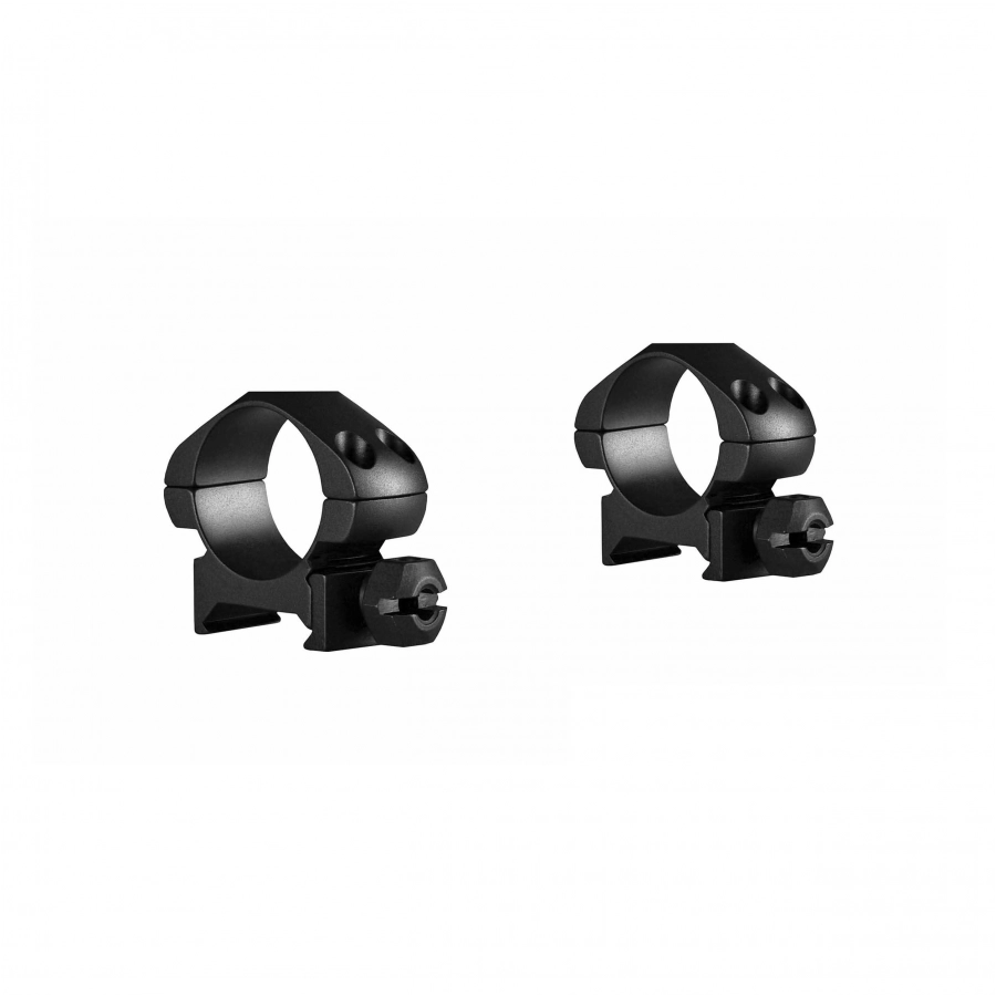 Dwuczęściowy montaż lunety Hawke Precision Steel 23000, niski, do tubusu 1 cala na szynę Weaver