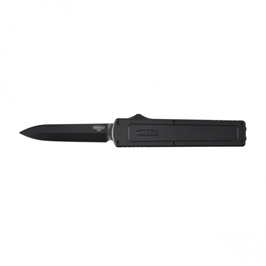 Czarny nóż OTF Mikov Raptor black z aluminiową rękojeścią