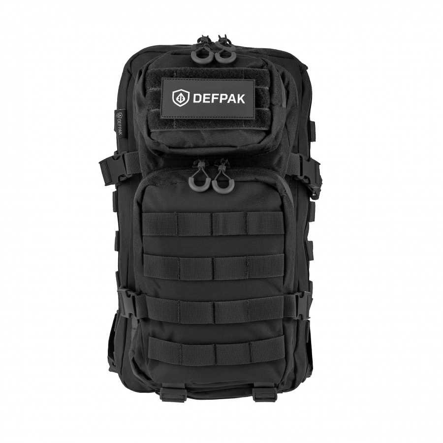 Czarny plecak taktyczny Defpak Ranger 25 l, model