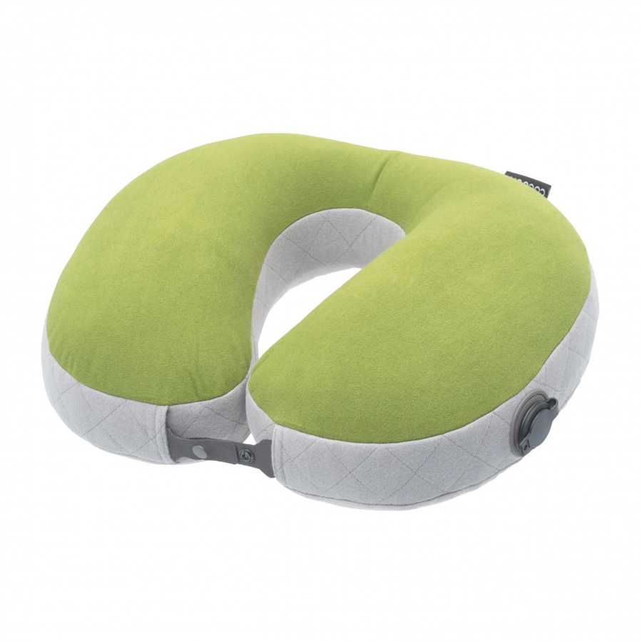 Zielono-szara poduszka podróżna Cocoon U-Shaped Neck Pillow wasabi