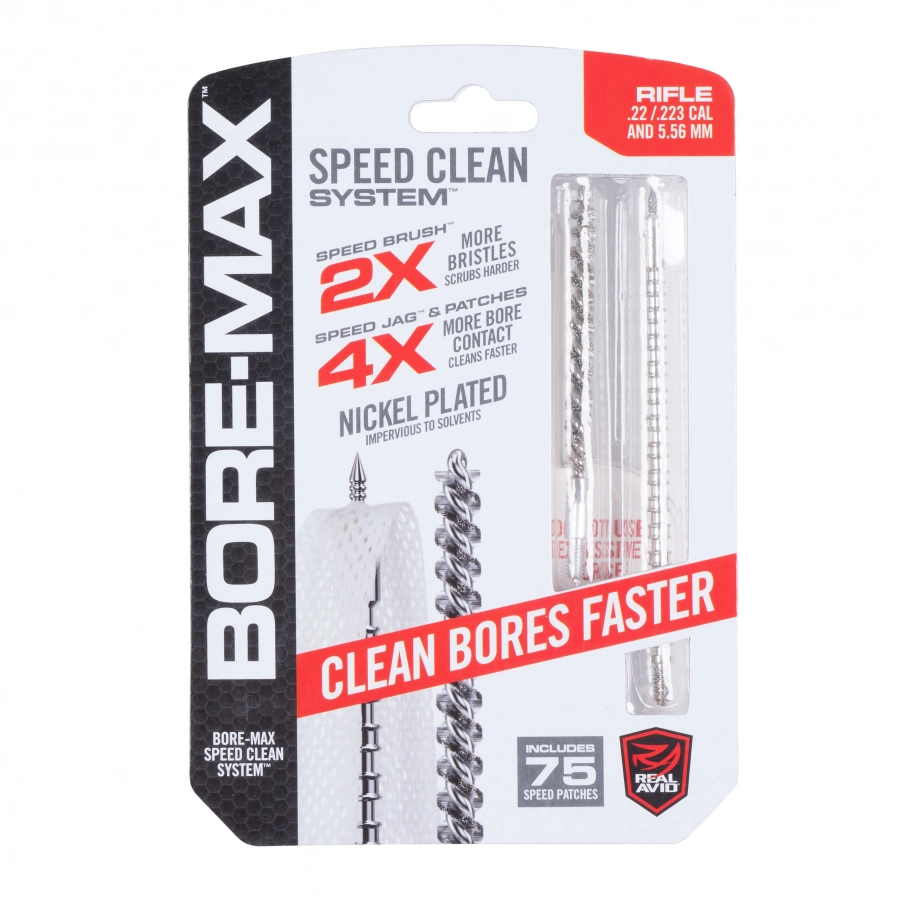 Zestaw Real Avid Bore-Max Speed Clean Set do luf .22 / .223 / 5,56 mm