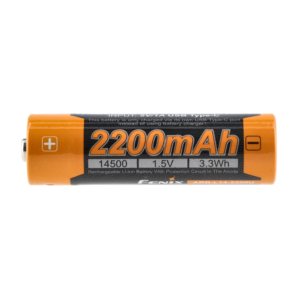 Akumulator AA Fenix ARB-L14-2200U 2200 mAh na białym tle