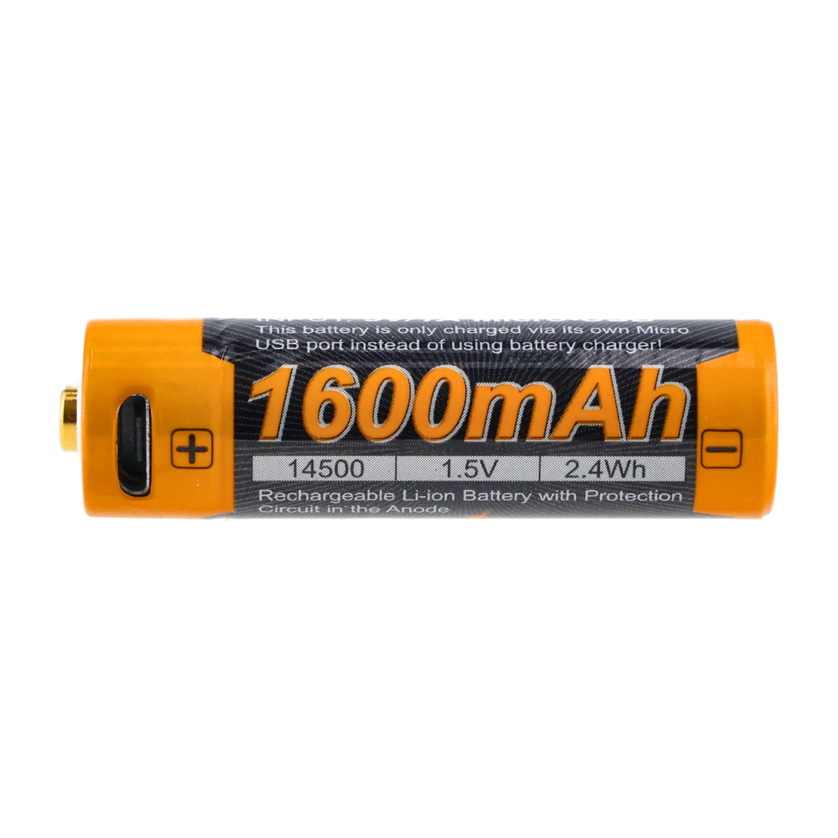 Akumulator Fenix ARB-L14U 14500 1600 mAh na białym tle