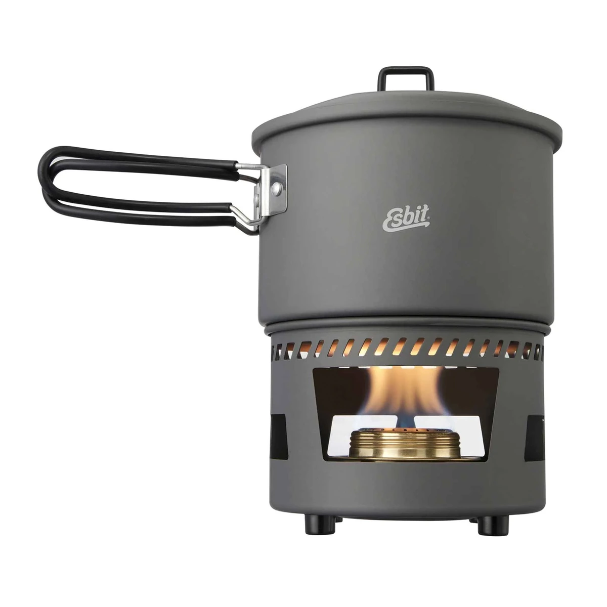 Zestaw Esbit Alcohol Burner Cookset z osłoną i garnkiem