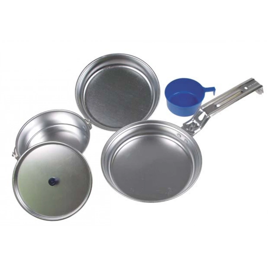 Aluminiowy zestaw kempingowy MFH z trzema naczyniami