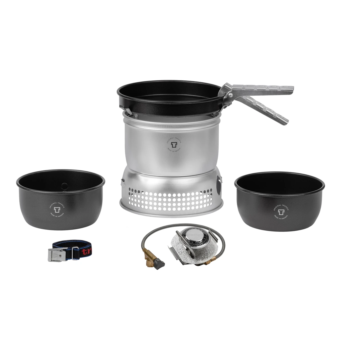 Zestaw Trangia Stove 27-5/UL z dwoma garnkami, patelnią i palnikiem