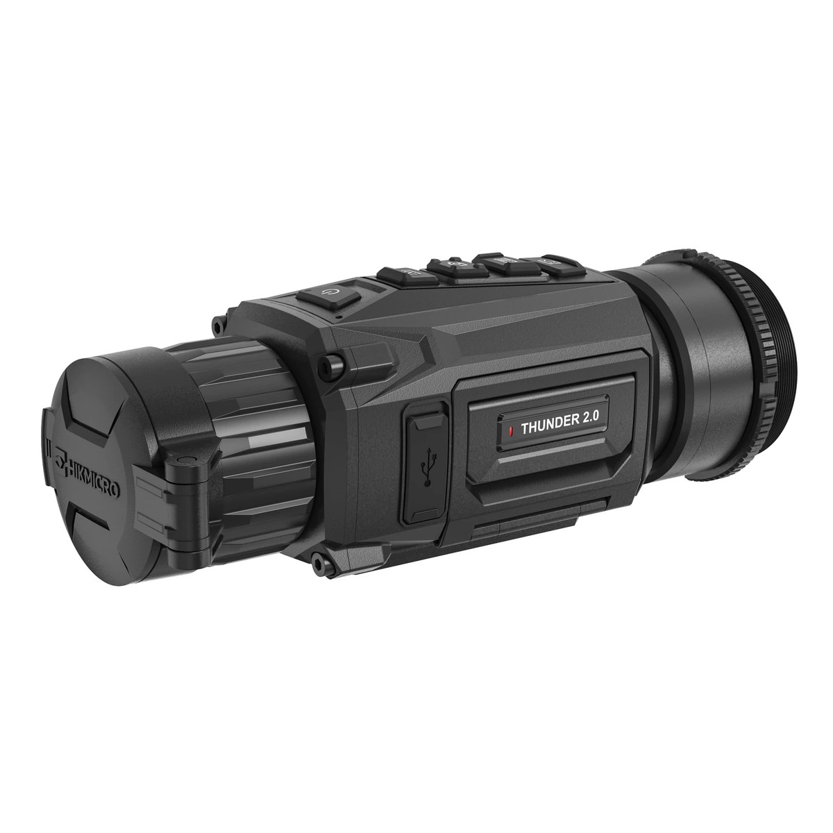 Nasadka termowizyjna HIKMICRO Thunder TE19CR 2.0 na białym tle