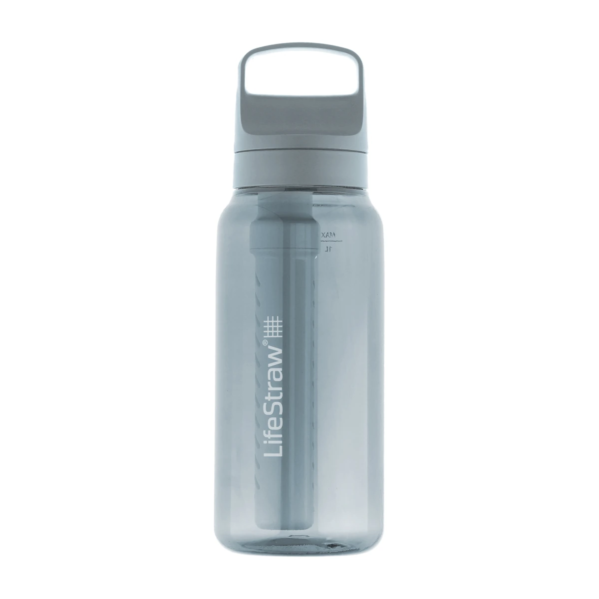 Butelka filtrująca LifeStraw Go 2.0 1 l na białym tle