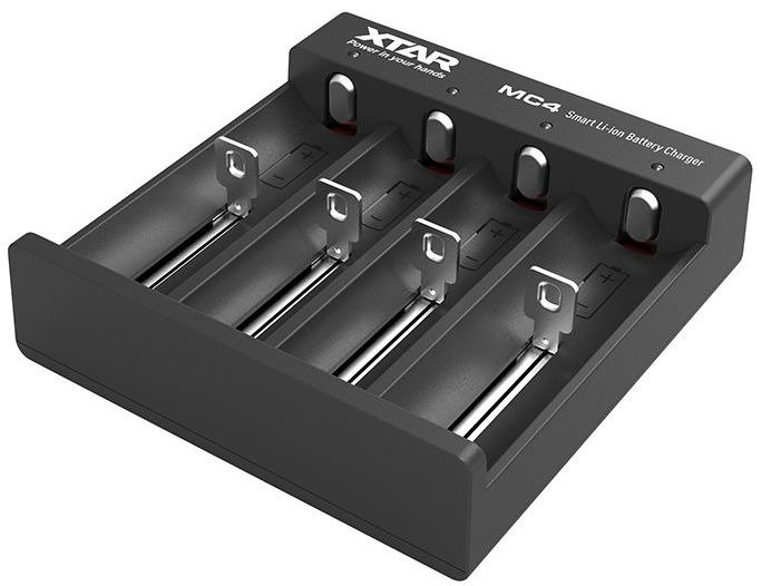 Xtar MC4 — czterokanałowa ładowarka Li-ion — widok produktu