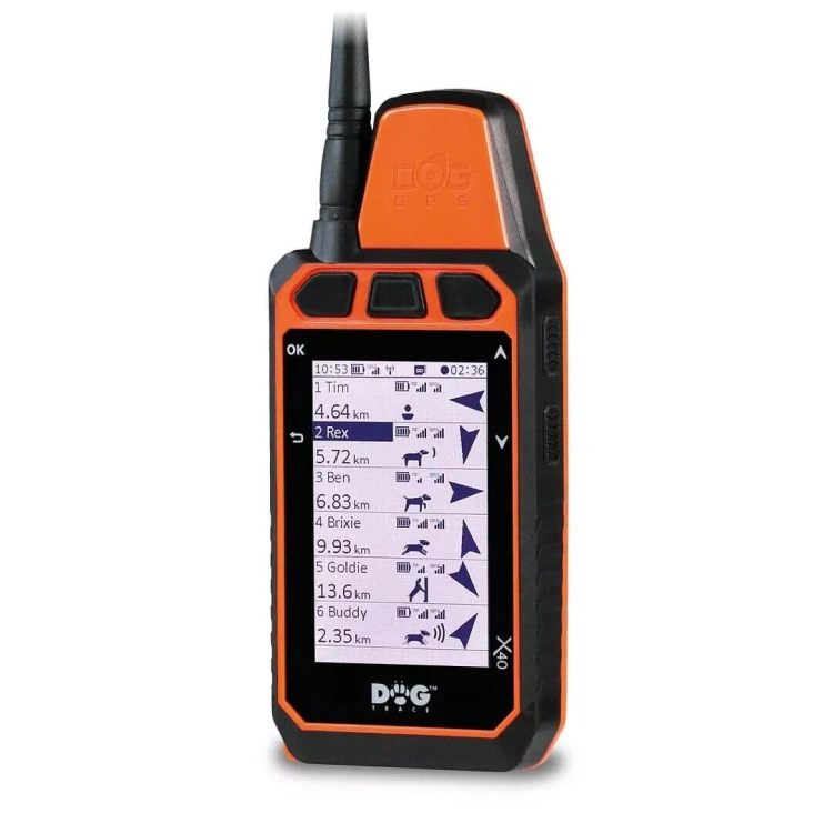 Ręczny odbiornik DOGTRACE DOG GPS X40 bez telefonu i obroży