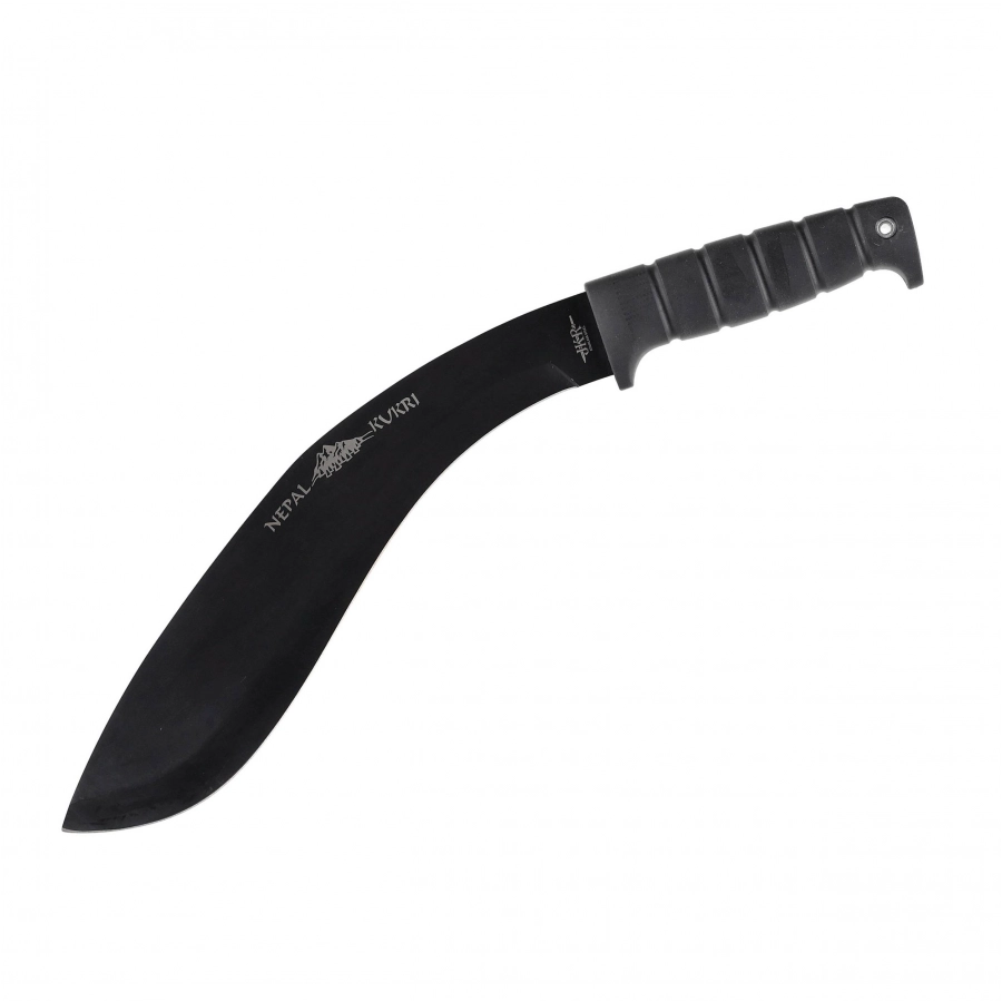 Maczeta Joker Nepal Kukri JKR743 z zakrzywioną głownią kukri i gumową rękojeścią