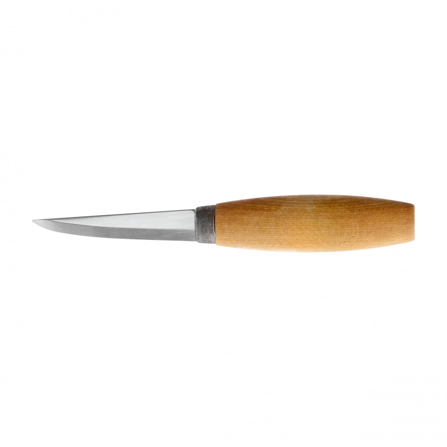 Nóż snycerski Morakniv Woodcarving 106 z rękojeścią z drewna brzozowego