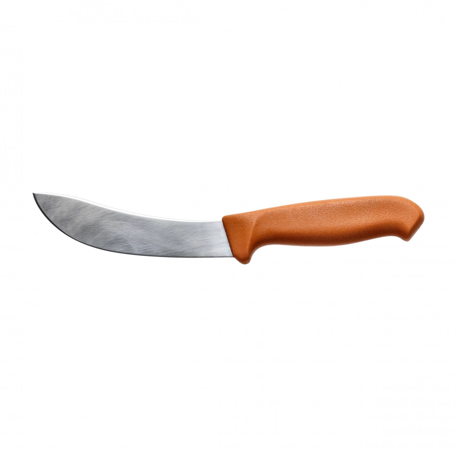 Nóż Morakniv Hunting Skinning z zakrzywioną głownią i pomarańczową rękojeścią