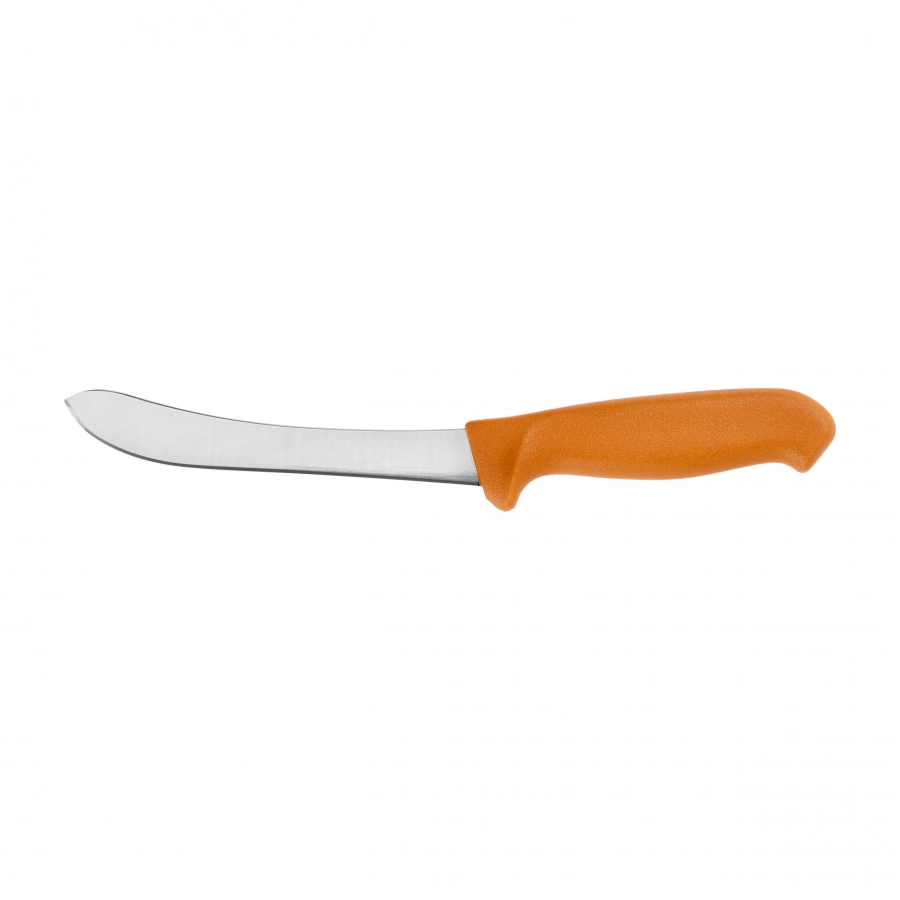 Nóż Morakniv Hunting Butcher z krawędzią recurve i pomarańczową rękojeścią