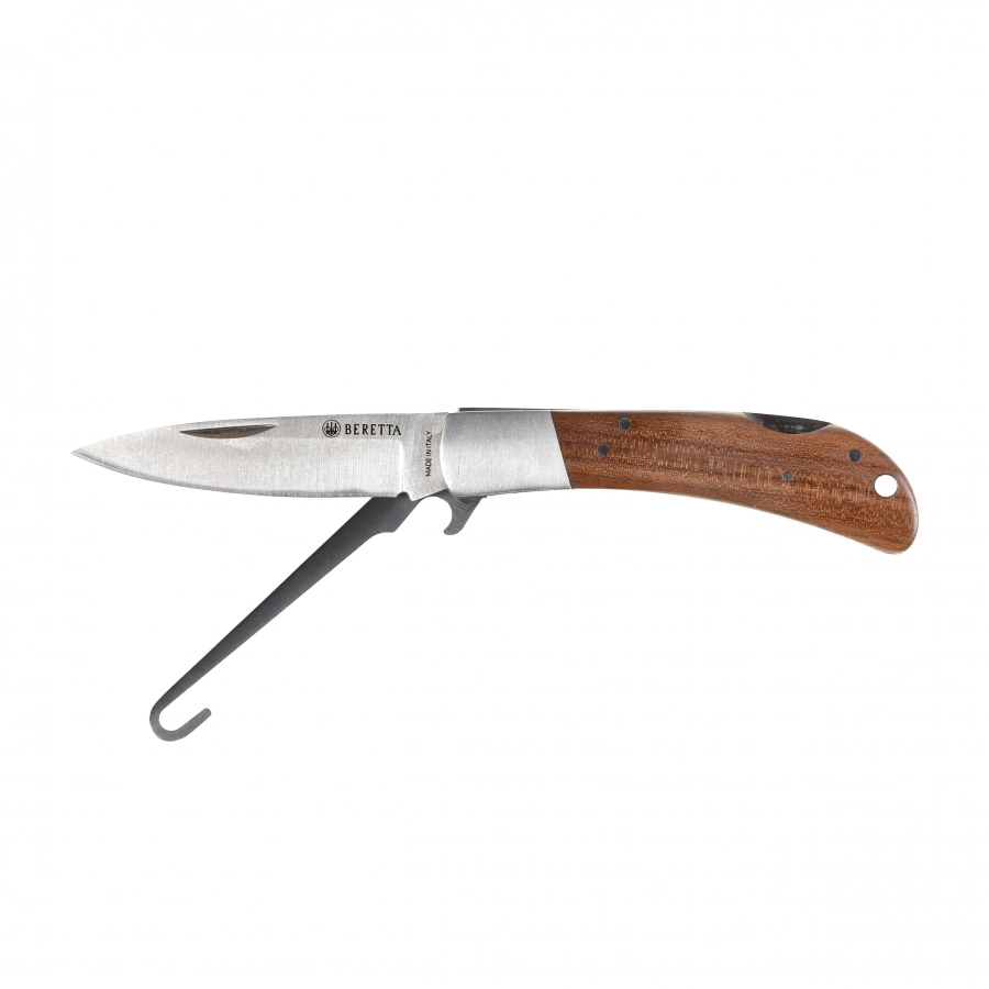 Nóż Beretta Nyala Folding Blade z rękojeścią z drewna orzechowego i G10