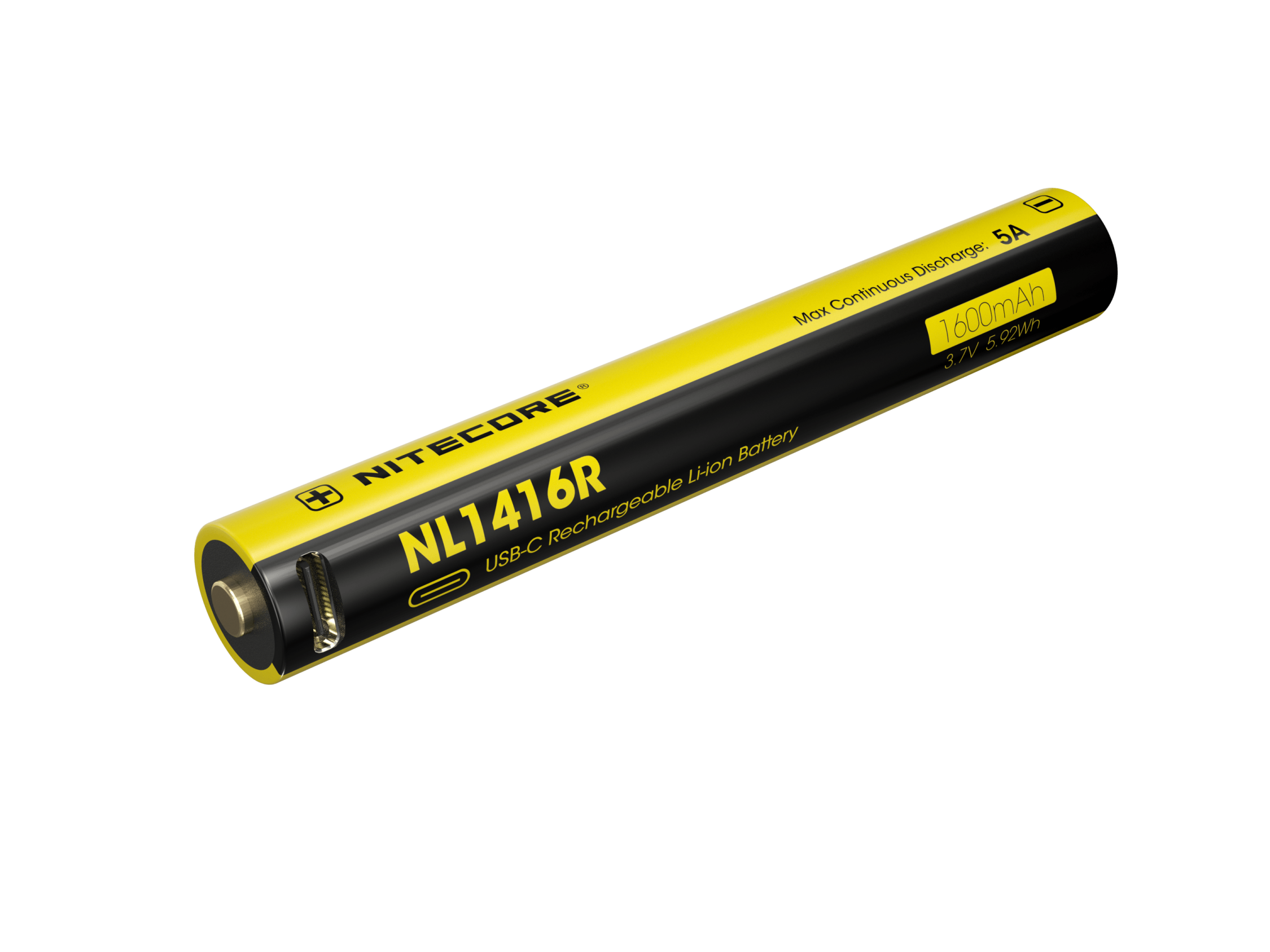 Akumulator Nitecore NL1416R 1600 mAh w formacie 14100 z portem USB-C