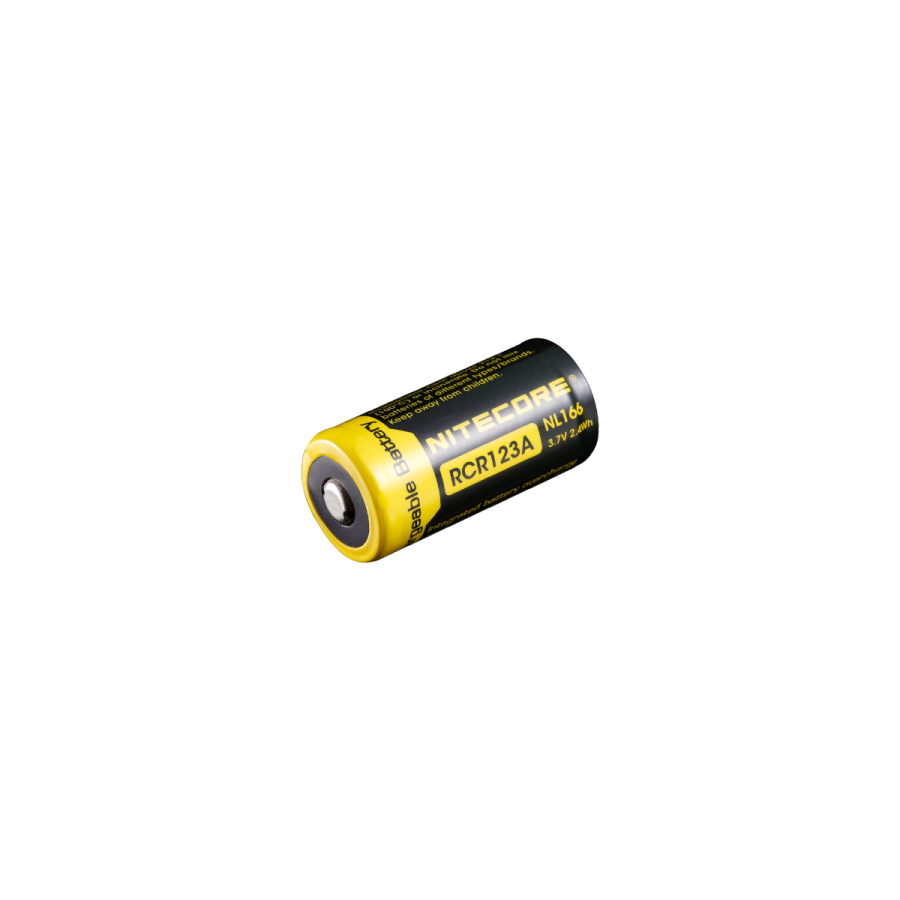 Akumulator Nitecore NL166 650 mAh, format 16340 / RCR123A