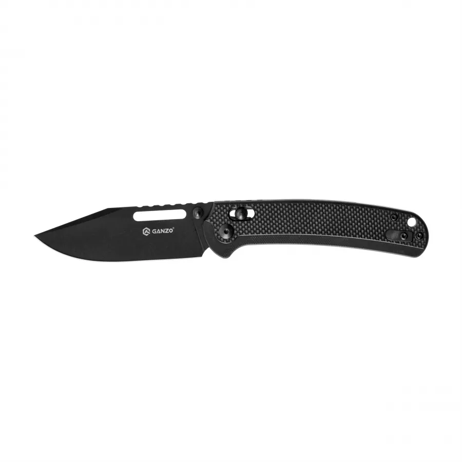 Nóż składany Ganzo Firebird G768PT-BK z czarną głownią Clip Point