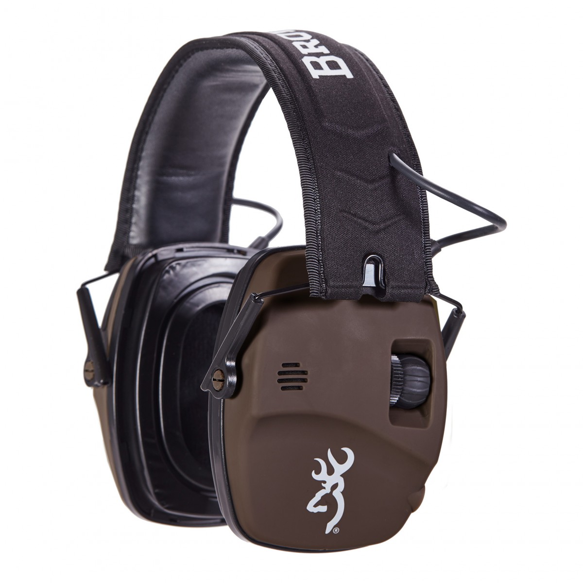 Oliwkowo-czarne ochronniki słuchu Browning BDM Bluetooth