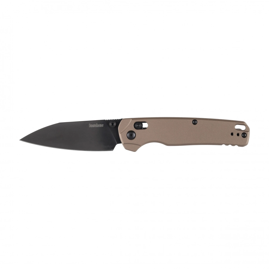 Nóż składany Kershaw Bel Air XL 6110FDE, głownia Reverse Tanto CPM M4 PVD, rękojeść aluminiowa FDE