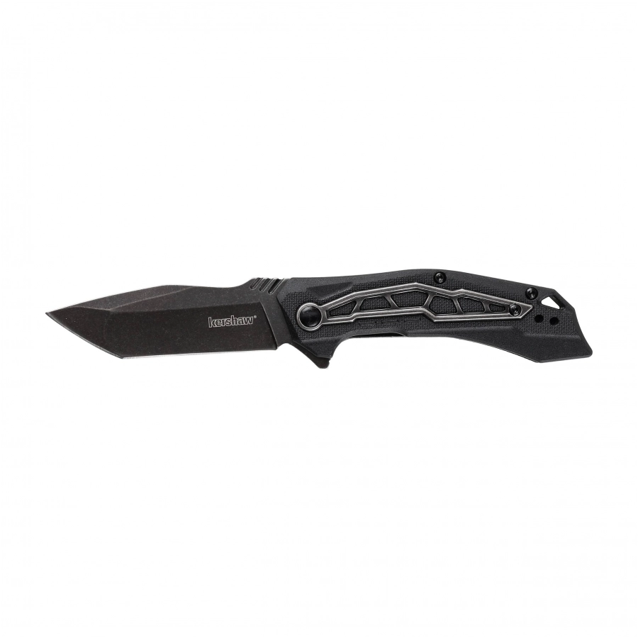 Kershaw Flatbed 1376 z głownią tanto i czarnymi okładzinami G10
