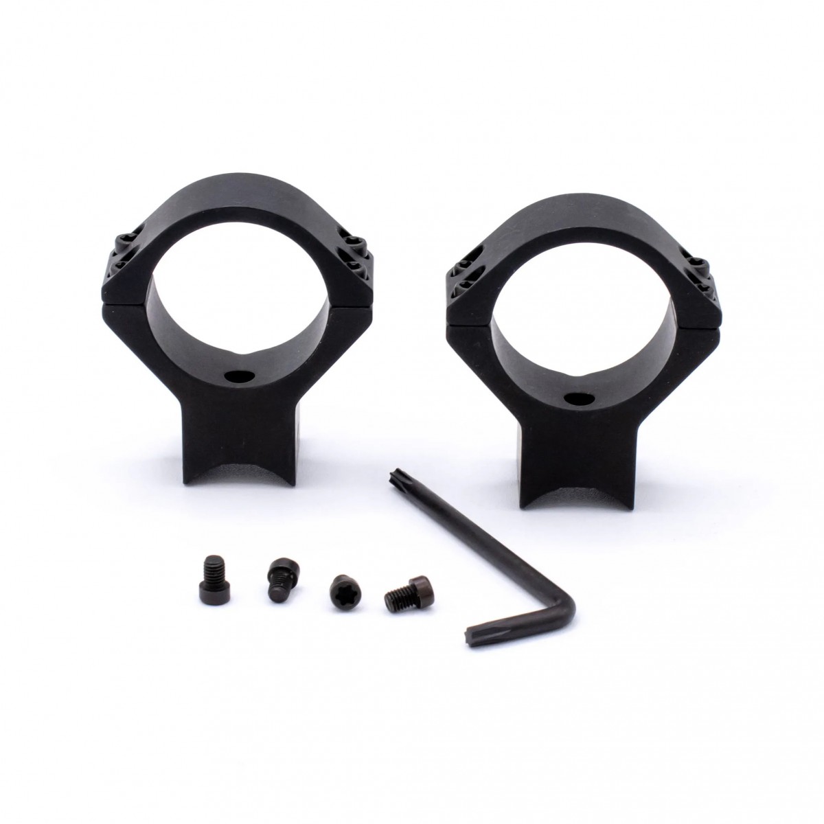 Wysokie matowe obejmy Browning 30 mm z bazą do T-Bolt/Xpert