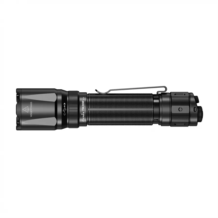 Czarna latarka taktyczna Fenix TK20R V2.0