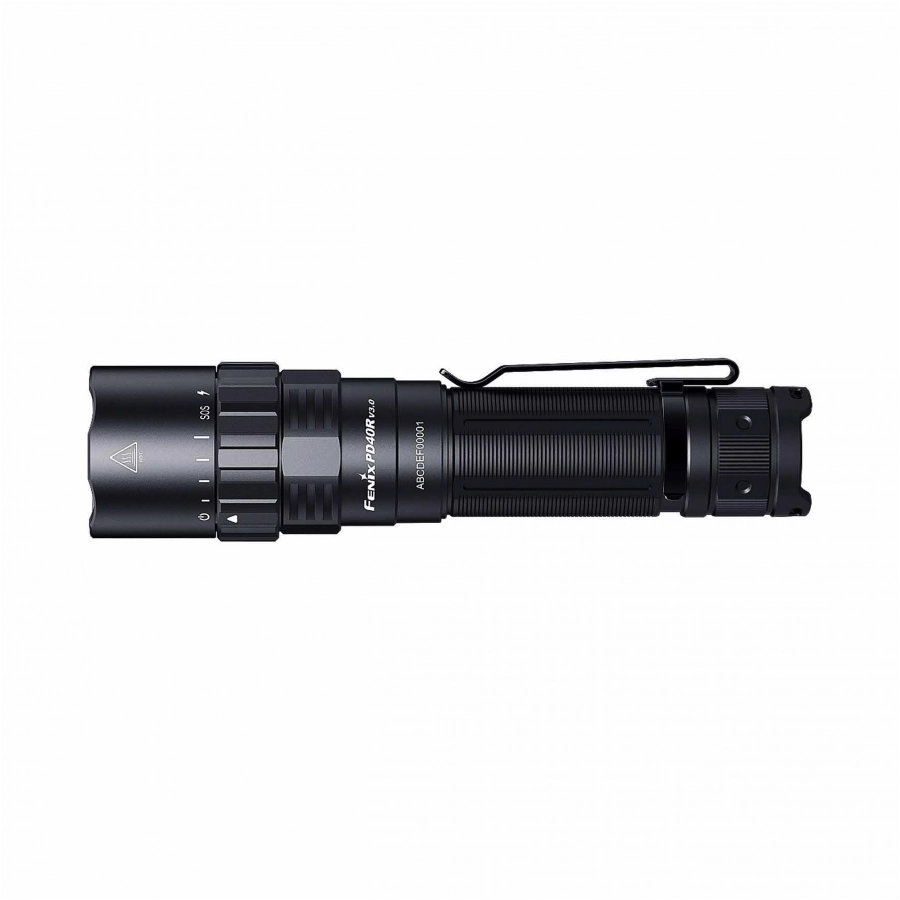 Czarna latarka Fenix PD40R V3.0