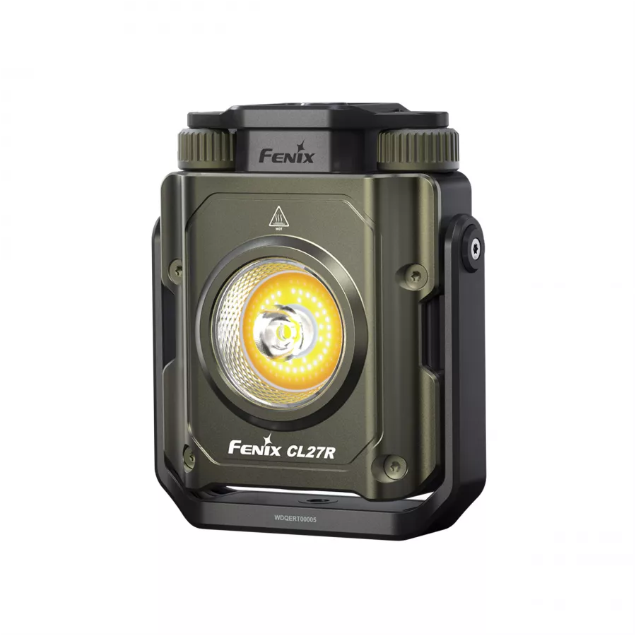 Fenix CL27R – lampa kempingowa z dwoma emiterami — wersja zielona