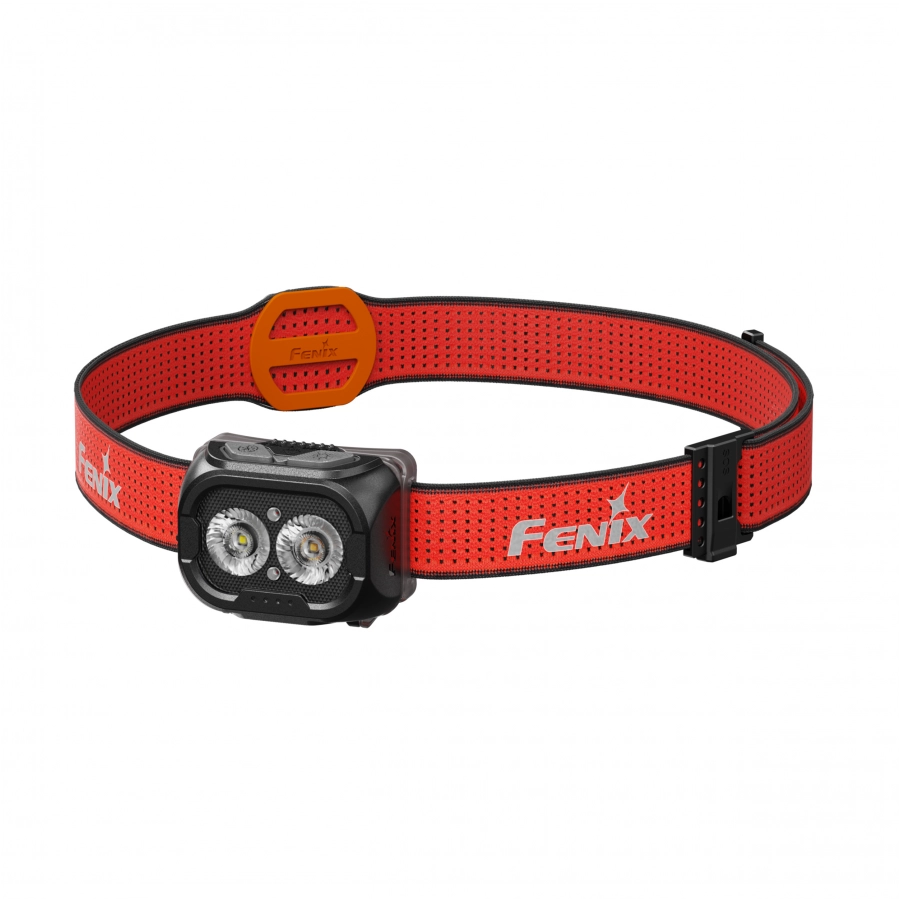 Fenix HL18R-T V2.0 – latarka czołowa z opaską sportową — wersja czarna
