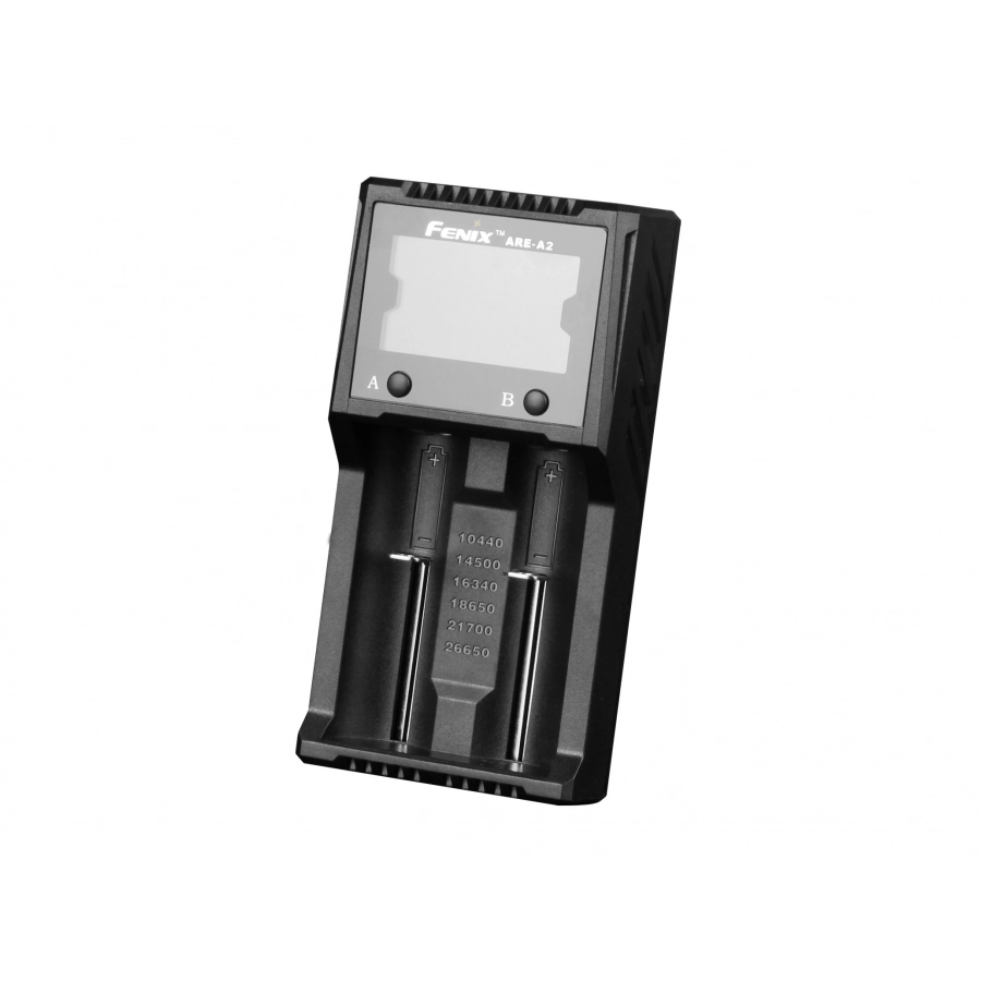 Dwukanałowa ładowarka sieciowa Fenix ARE-A2 z wyświetlaczem LCD