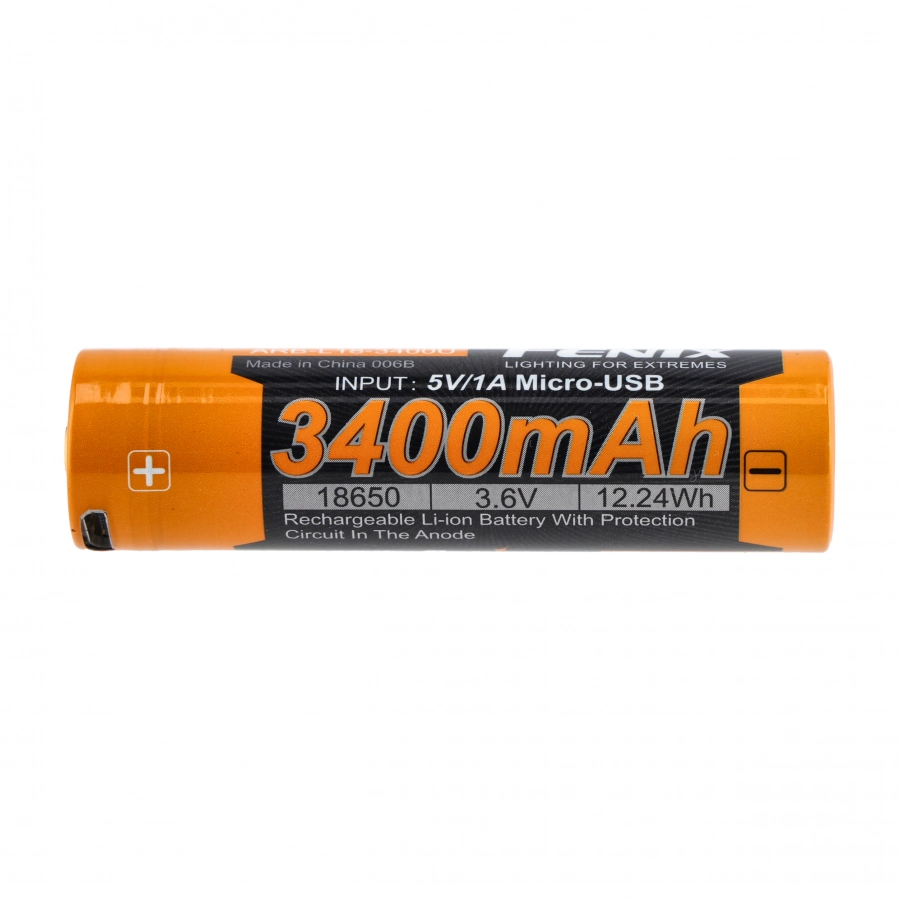 Akumulator Fenix ARB-L18U 18650 3400 mAh z portem micro USB