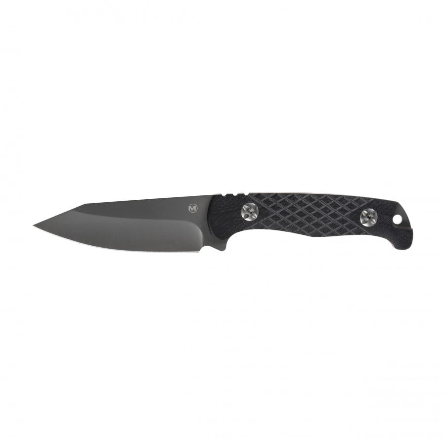 Nóż Magnum Life Knife o stałej głowni Clip Point z czarną rękojeścią G-10