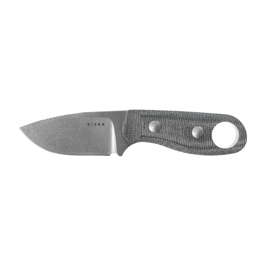 Nóż Kizer Beaver 1078A2 z głownią Drop Point i rękojeścią z micarty