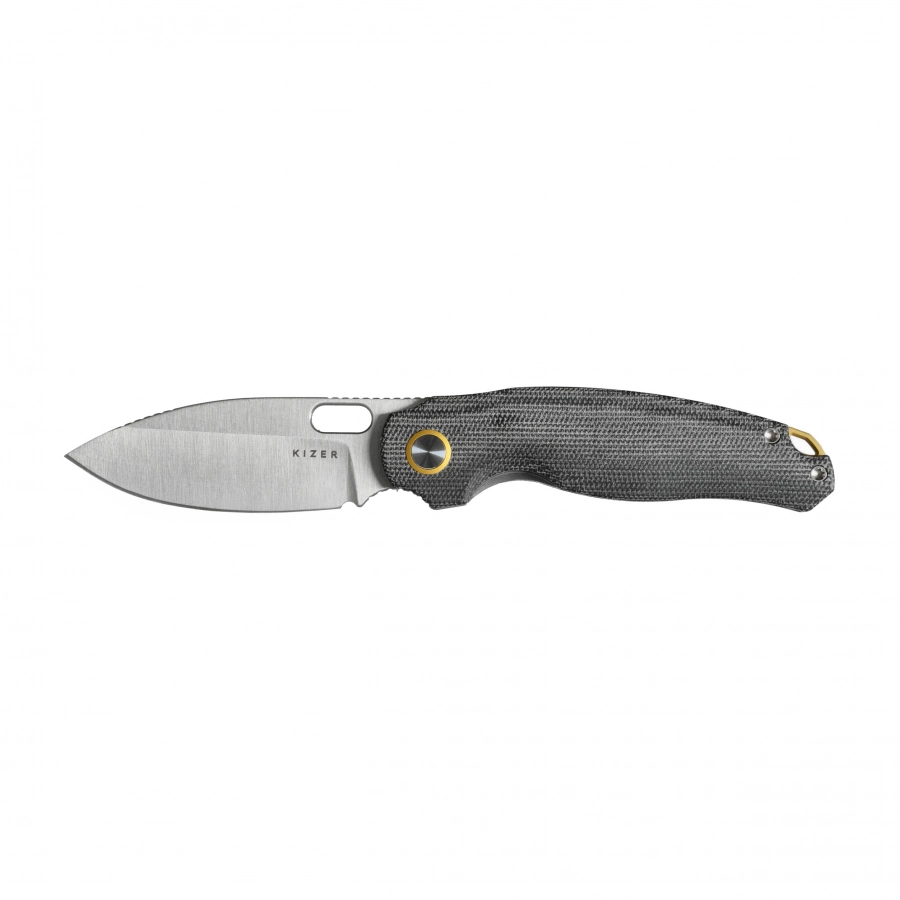 Nóż składany Kizer Seagull V3770A1 z rękojeścią z micarty i głownią Drop Point