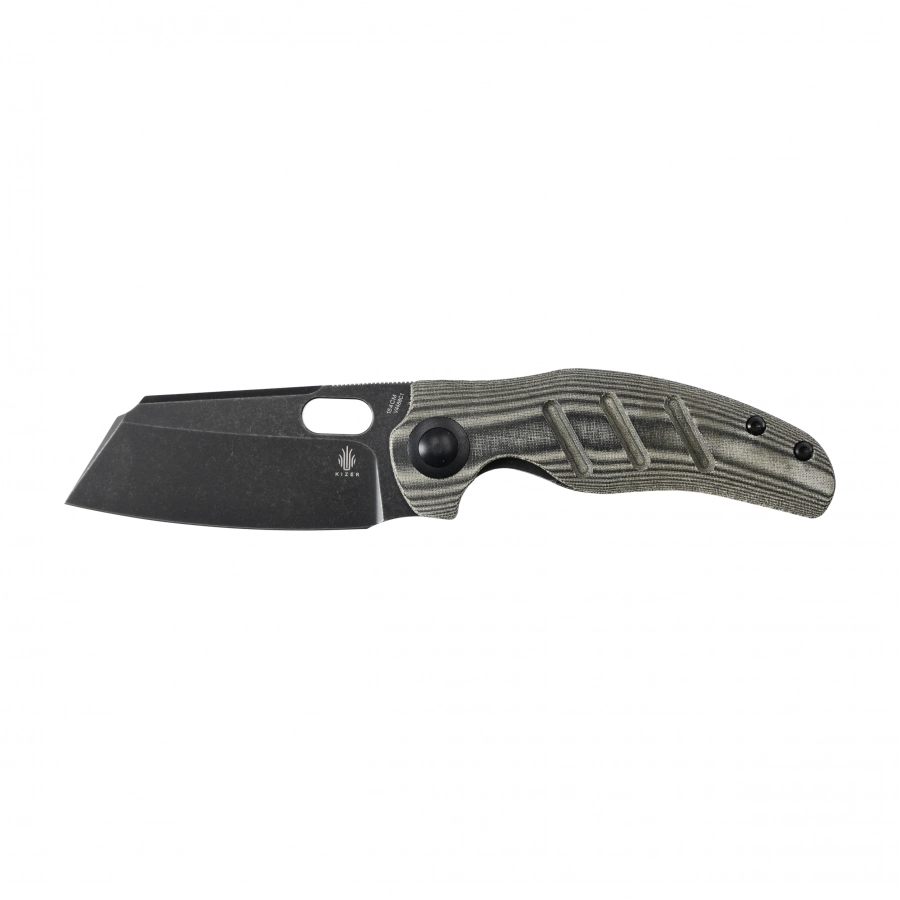 Nóż składany Kizer Sheepdog C01C V4488C1 z głownią Sheepsfoot i rękojeścią z micarty