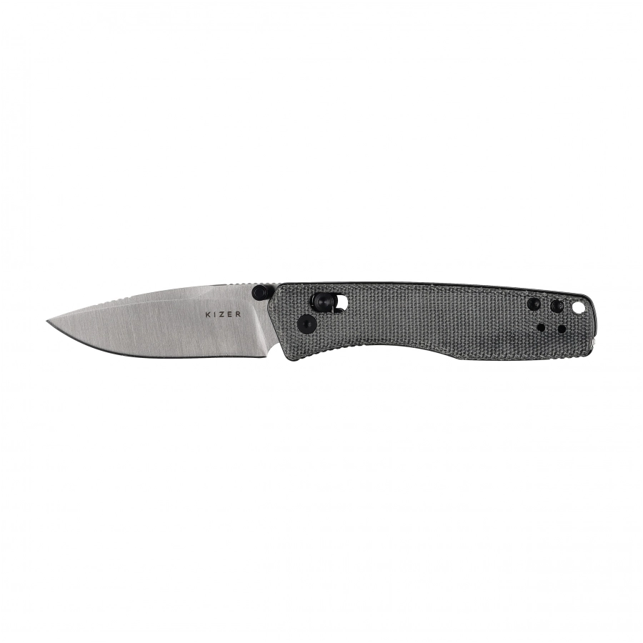 Nóż składany Kizer Aegis V3774A1 z głownią Drop Point i rękojeścią z micarty