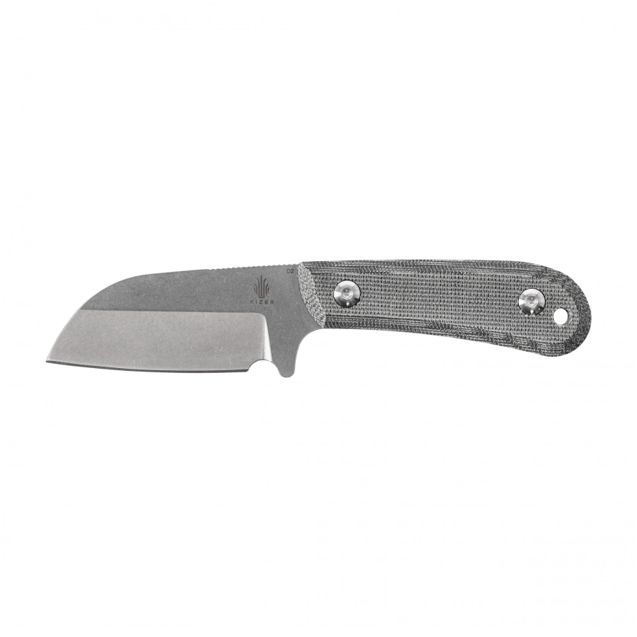 Nóż Kizer Deckhand 1062A1 ze stałą głownią Sheepsfoot i rękojeścią z G-10 oraz micarty