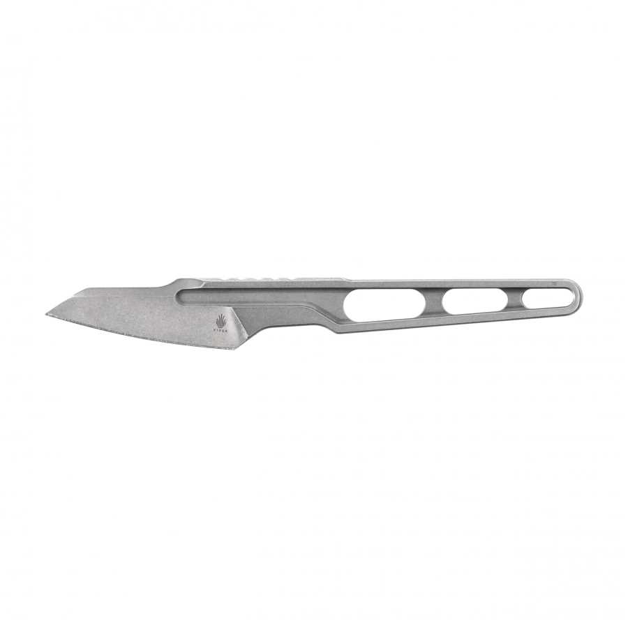 Nóż Kizer Scuttler 1058A1 z głownią Reverse Tanto i stalową rękojeścią