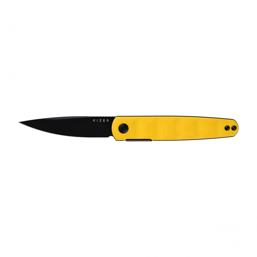 Nóż składany Kizer Bamboo V3722A3 z głownią Drop Point i rękojeścią G-10