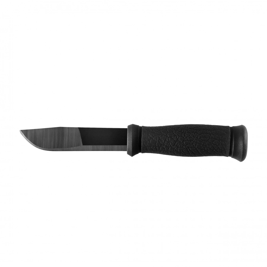 Czarny nóż Morakniv 2000 BlackBlade z głownią Clip Point i rękojeścią z tworzywa sztucznego