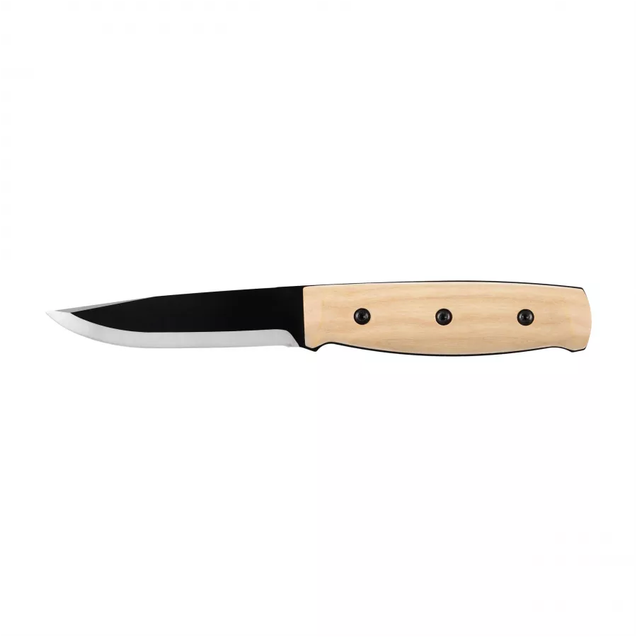 Nóż bushcraft Morakniv Lok BlackBlade Ash Wood z rękojeścią z drewna jesionowego