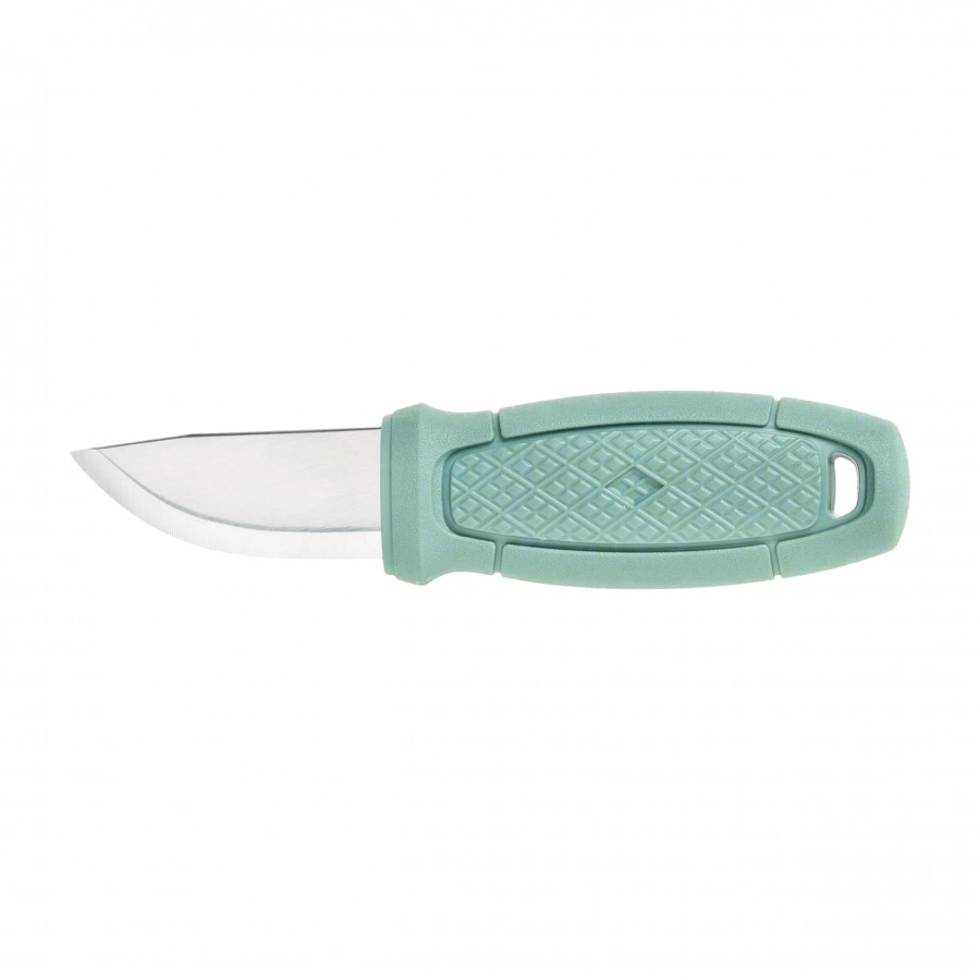 Zielony nóż Morakniv Eldris Light Duty z głownią Drop Point i rękojeścią z TPU
