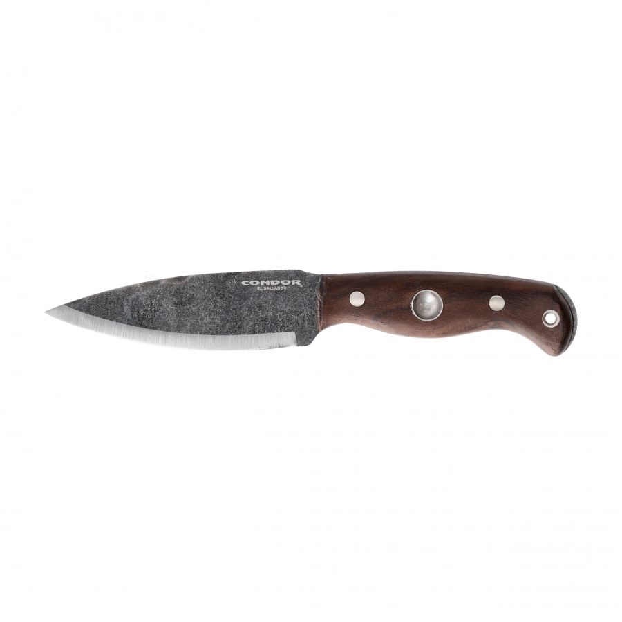 Nóż bushcraft Condor Wayfinder z rękojeścią z drewna orzecha włoskiego