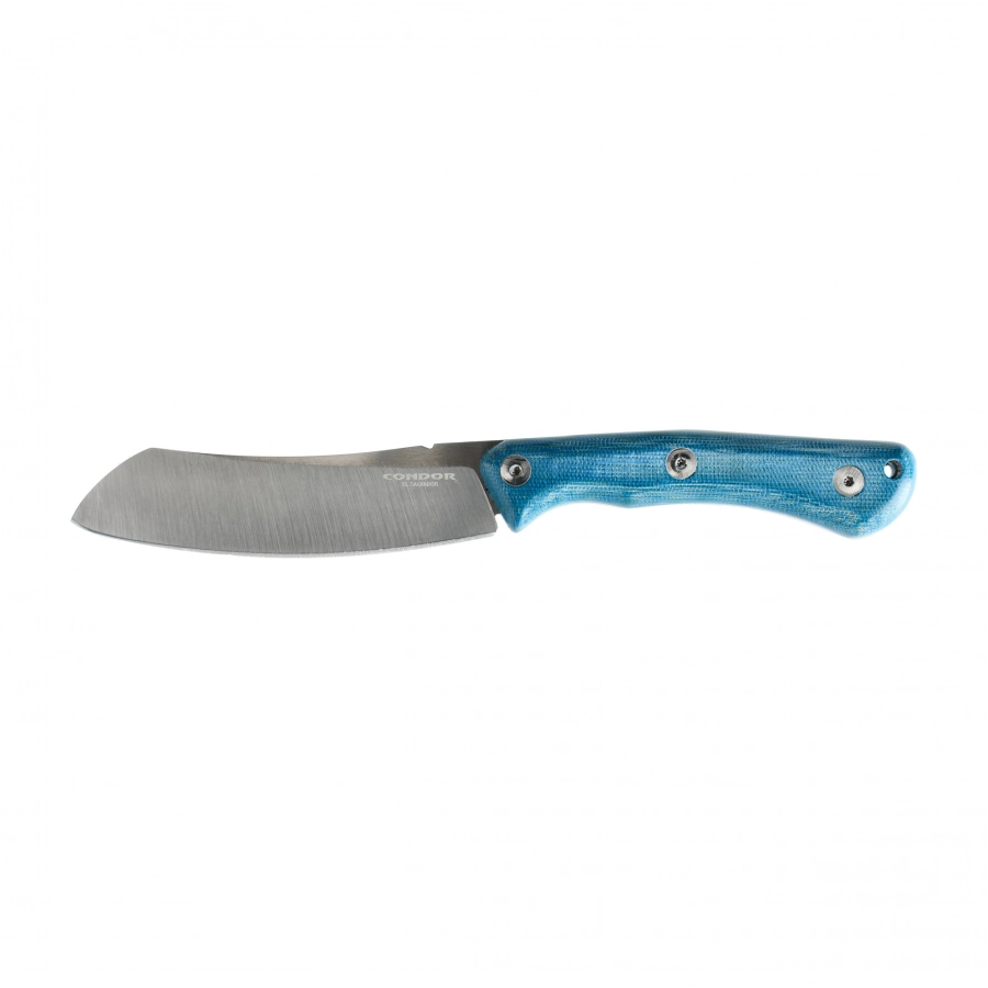 Nóż bushcraft Condor Sport X.E.R.O. Chief z niebieską rękojeścią i pochewką kydex