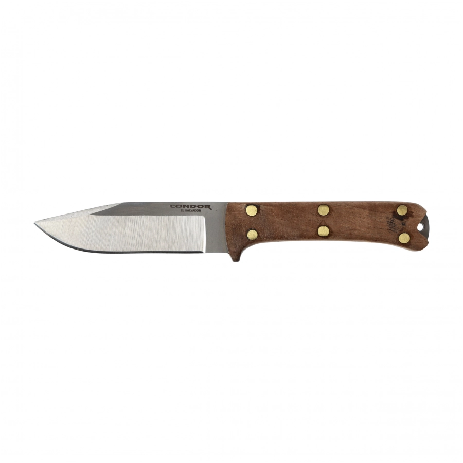 Nóż bushcraft Condor Lifeland Hunter z rękojeścią z drewna orzechowego