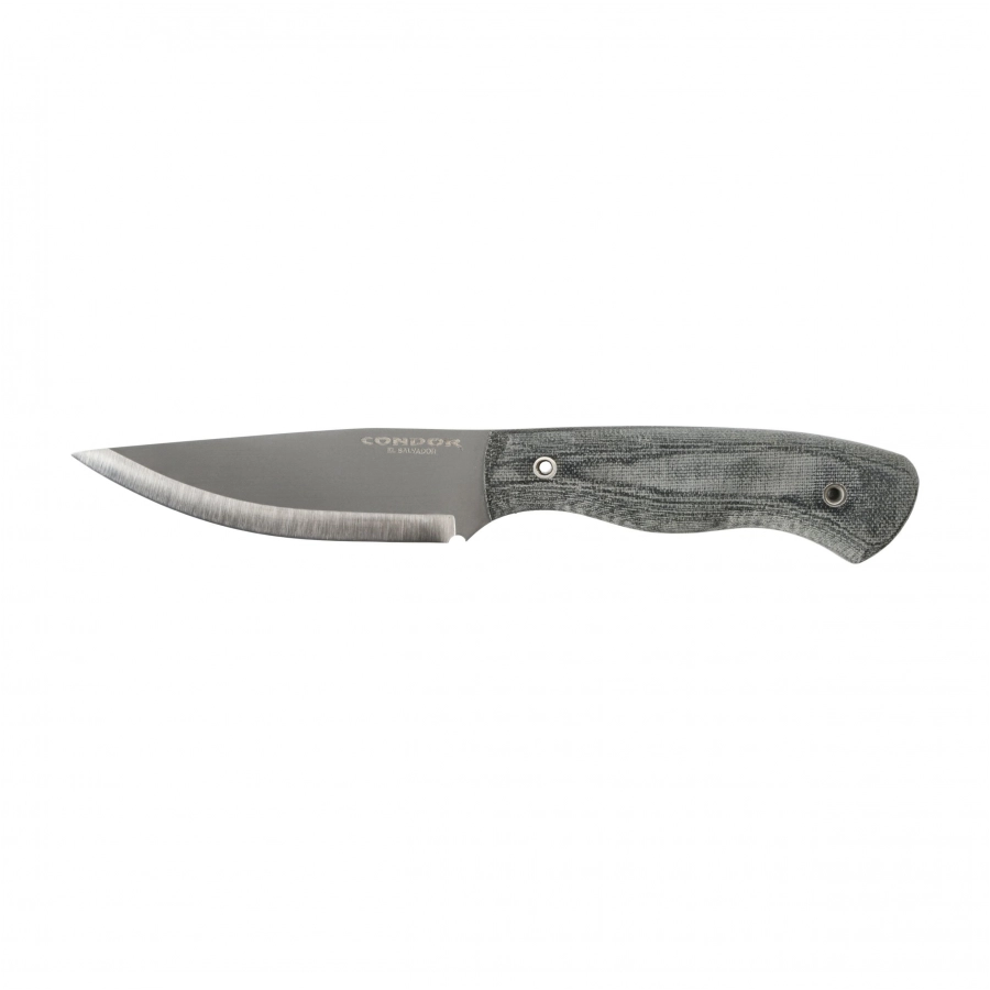 Nóż bushcraft Condor Ripper z rękojeścią z micarty i pochewką kydex